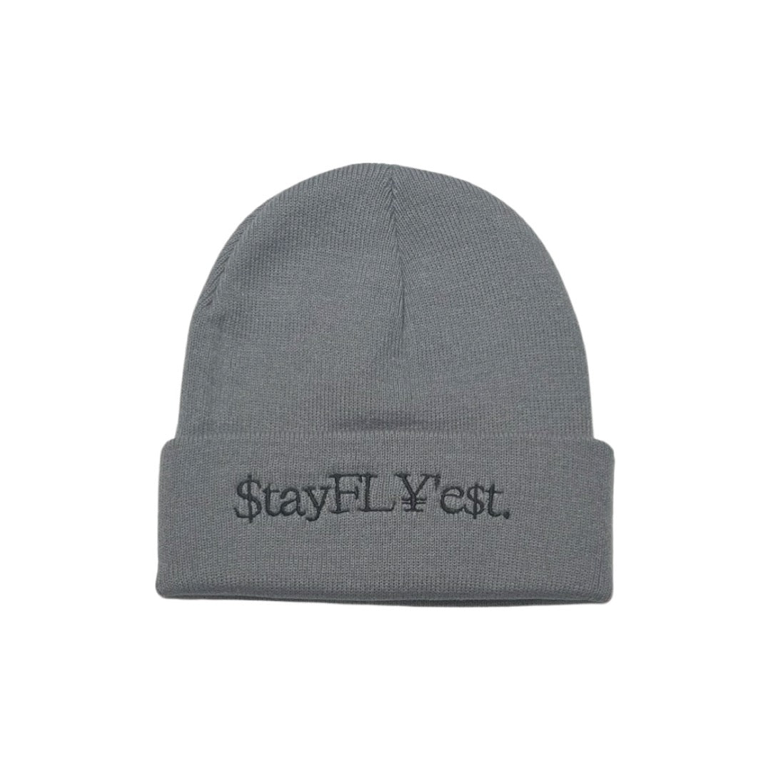 SF Beanie Tan, Grey, Red