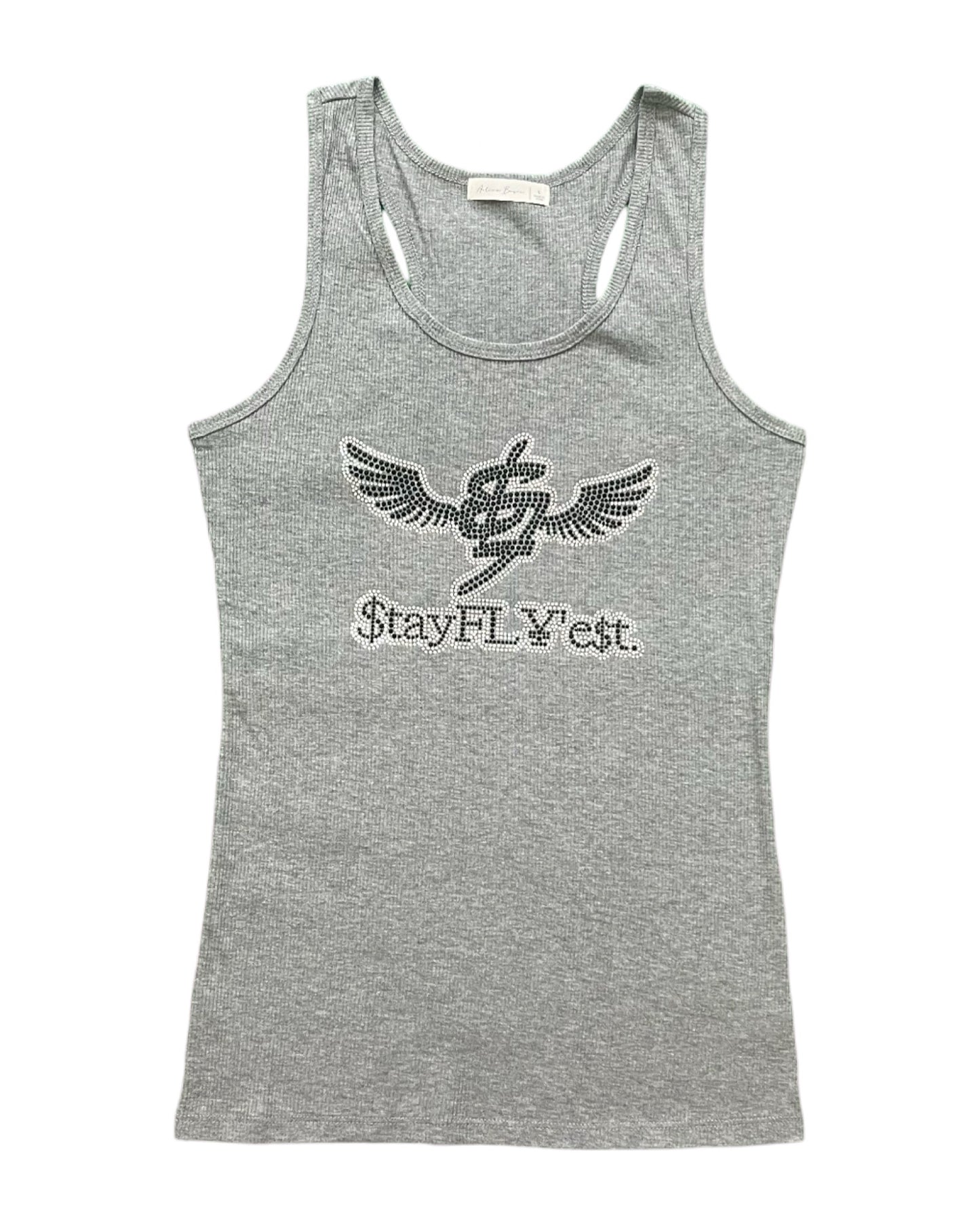 Logo Ribbed Tank Top
